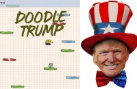 Doodle Jump Trump game thumbnail