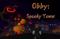 Obby Spooky Tower game thumbnail